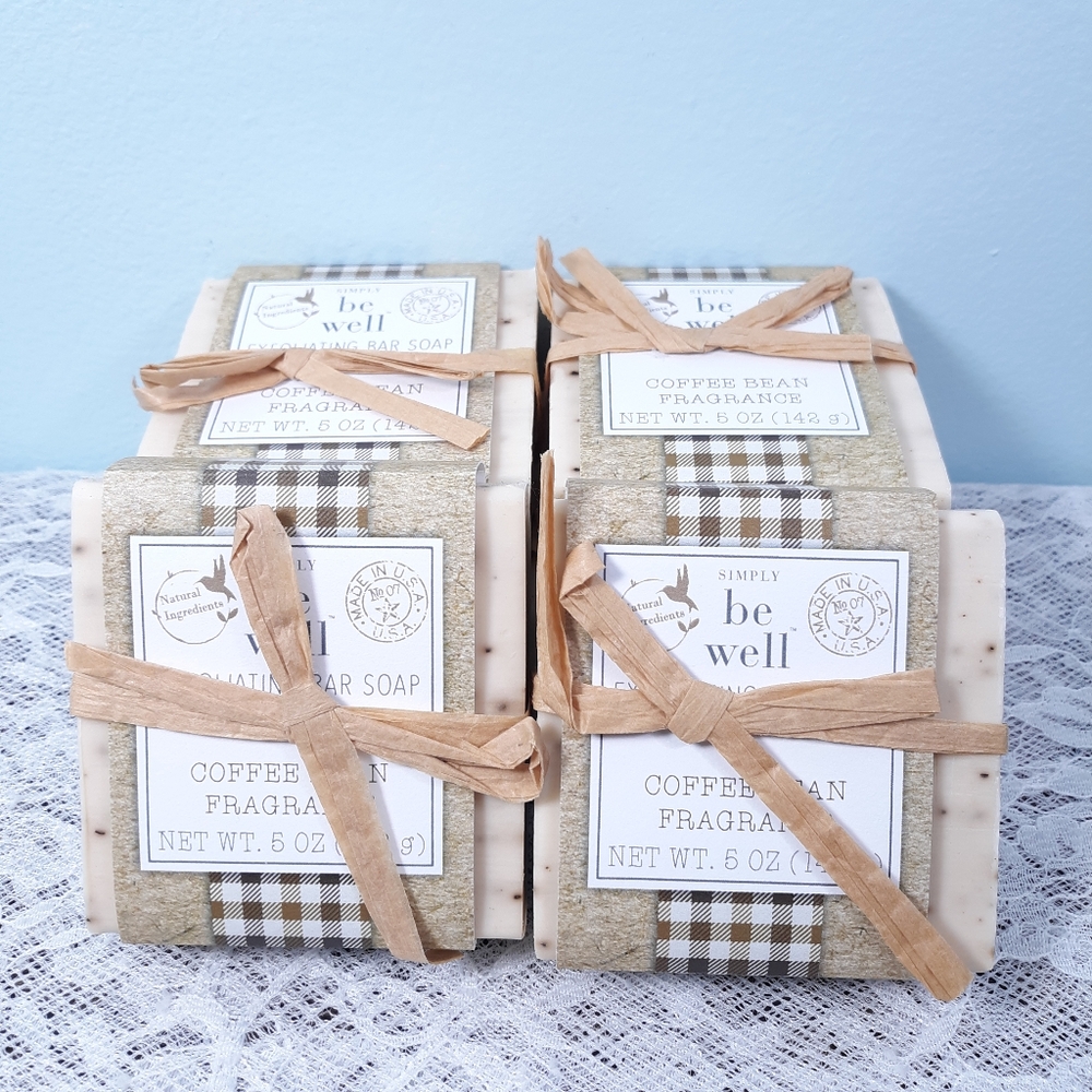 Coffee Bean Exfoliating Glycerin Bar Soaps Simply Be Well San Francisco Soap Co